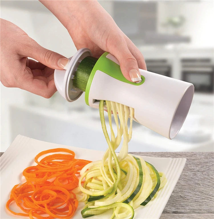 Vegetable Spiralizer Slicer Twister Cucumber Grater Spiral Blade Cutter Fruit Grater Cooking Tool Spaghetti Pasta Kitchen Gadget