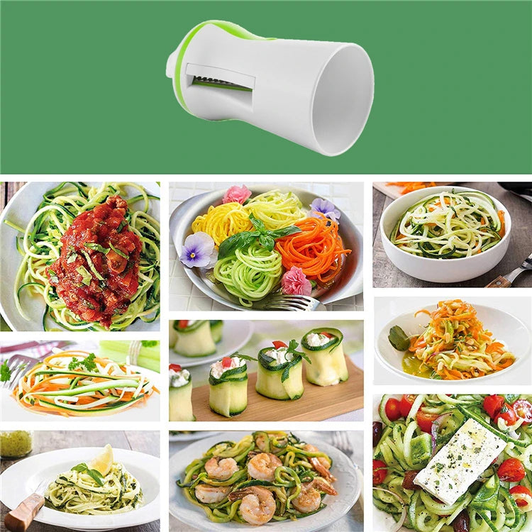 Vegetable Spiralizer Slicer Twister Cucumber Grater Spiral Blade Cutter Fruit Grater Cooking Tool Spaghetti Pasta Kitchen Gadget