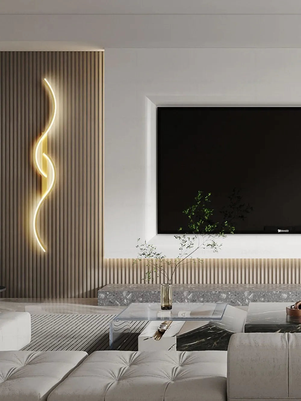 Modern LED Wall Lamp Minimalist Led Light Bedroom Bedside Long Strip Wall Sconces Living Room Home Indoor Lighting Fixture