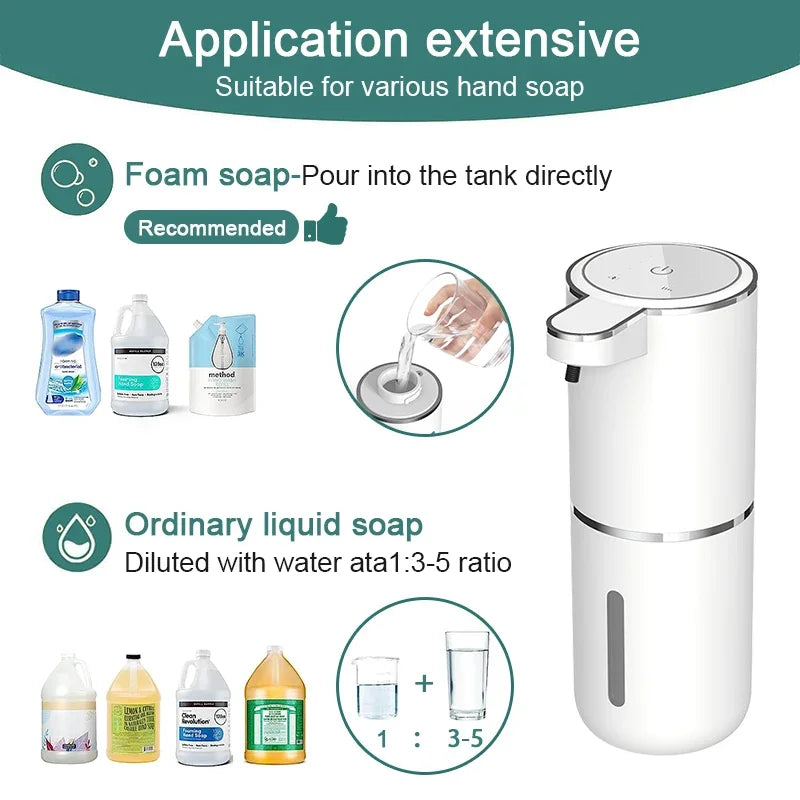 Xiaomi 380ml Automatic Soap Dispenser Foam USB Charging Touchless Smart Display Infrared Sensor Soap Dispensers Hand Washer