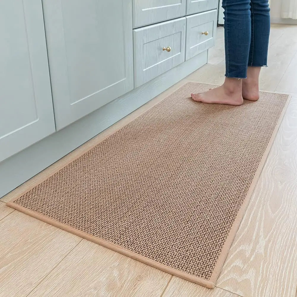 Kitchen Rugs and Kitchen Mats Non Skid Washable Absorbent Runner Rugs for Kitchen Long Floor Rugs for Kitchen Laundry Sink