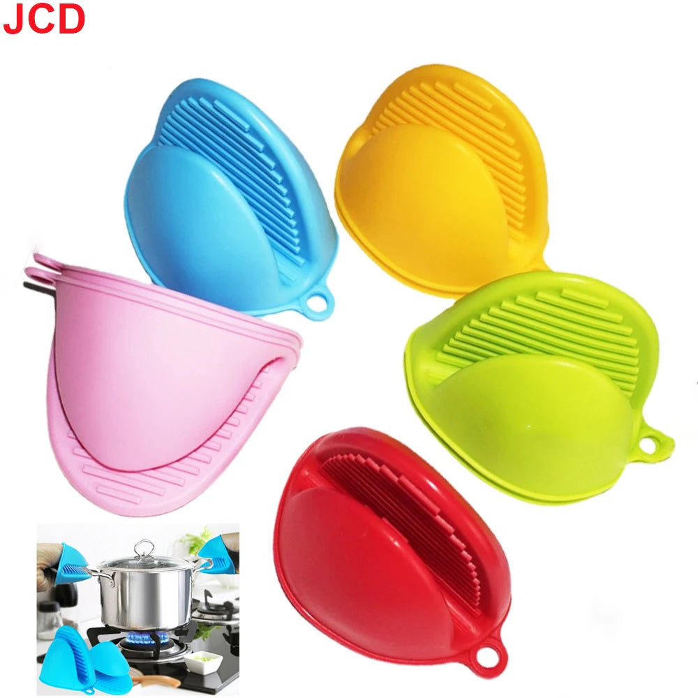 1pcs Silicone Cooking Pinch Grips Oven Mitts Potholder Mini Oven Gloves for Kitchen Cooking Baking Air Fryers Microwaves BBQs ﻿