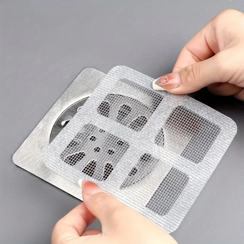 Disposable Floor Drain Sticker Bathroom Hair Catcher Stopper Shower Floor Drain Cover Anti-blocking Filter Kitchen Sink Strainer