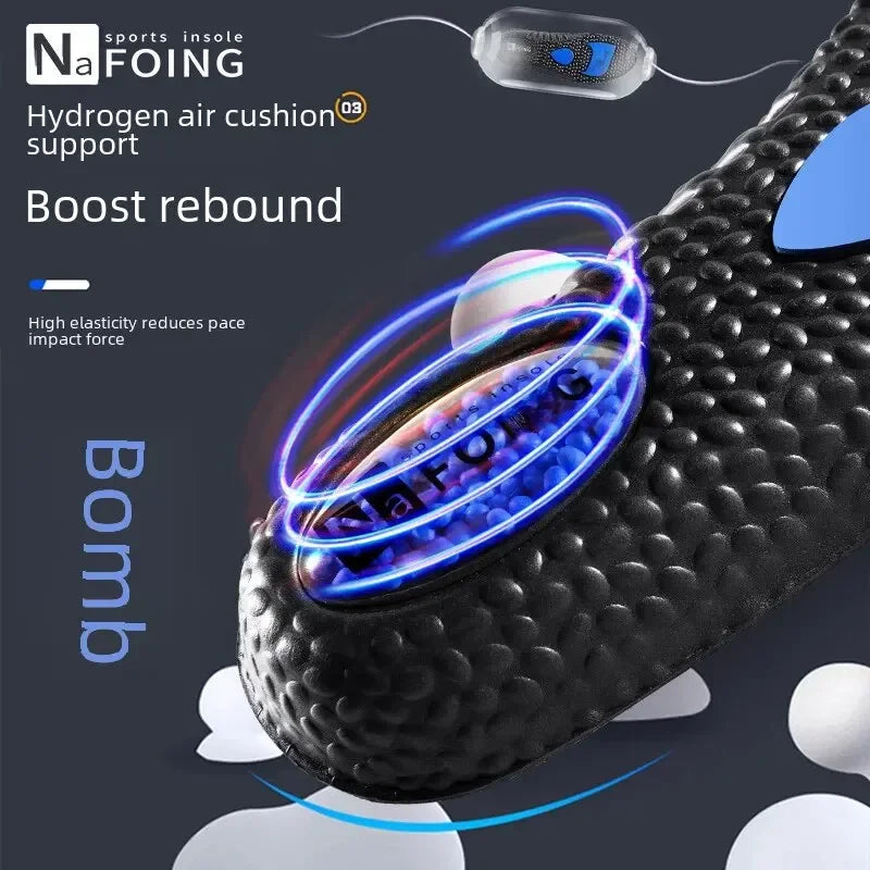 1Pair NAFOING Boost Sport Insoles Men's Women's Sneaker Insoles Super Soft Bottoms Air Cushioning For Shock Absorption Comfort