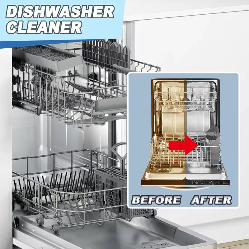 Dishwasher Cleaner And Deodorizer 20 Pack Deep Cleaning Descaler Dishwasher Detergent Powerball In-Wash Dishwasher Cleaner To